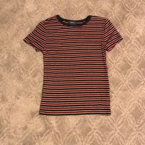 Stripped forever 21 tee